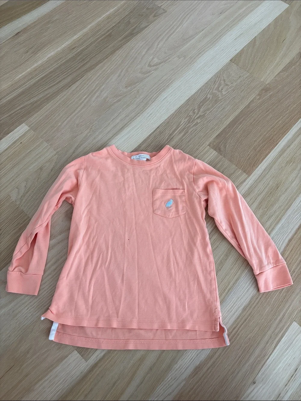 The Beaufort Bonnet Company Orange Long-Sleeve Carter Crewneck Tee